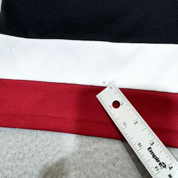 Team Canada Hockey Jersey Mens Small Red Teepee Maple Leaf V Neck Spell Out Logo - Picture 5 of 16